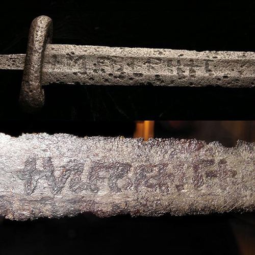 The Uthbert Viking sword his