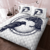 Raven Of Odin Hugin And Munin Viking Quilt Set