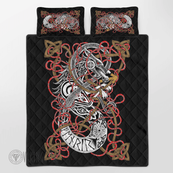 fenrir-celtic-art-viking-quilt-set