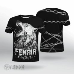 Fenrir Is Tied With Chains Viking T-shirt