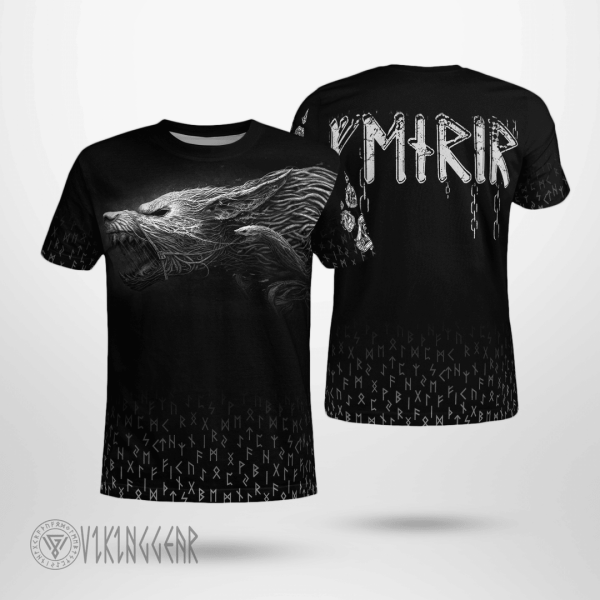 Fenrir Rune Art Viking T-Shirt