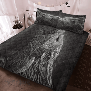 fenrir-wolf-art-viking-quilt-set