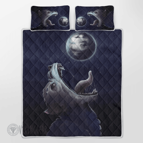 fenrir-wolf-trying-to-swallow-the-moon-viking-quilt-set