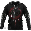 Hati and Skoll Wolf Viking Hoodie For Wolf Lovers