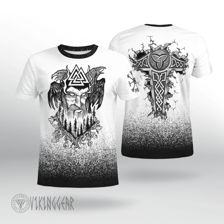 T-shirt Viking Valknut En Livraison Gratuite | Économisez 10% Sur Votre - Foto 9