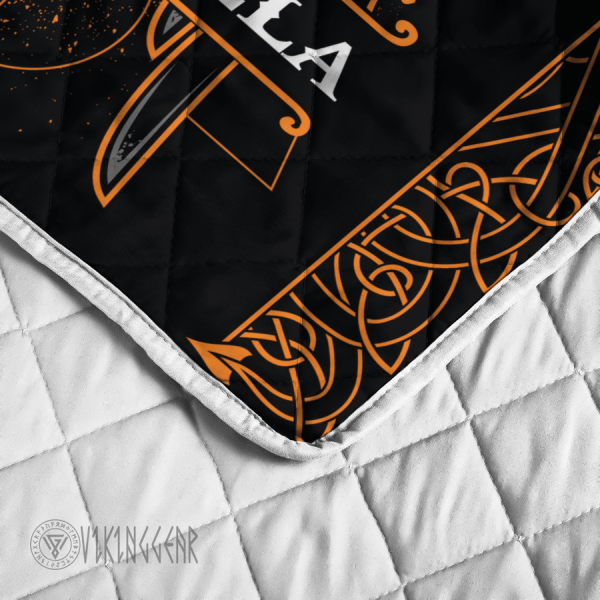 Raven Till Valhalla Viking Quilt Set