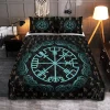 Rune Vegvisir Viking Quilt Set 1