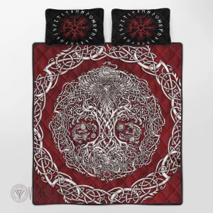 silver-yggdrasil-tree-viking-quilt-set