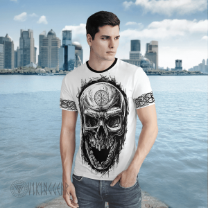 skull-and-axe-root-of-yggdrasil-viking-t-shirt