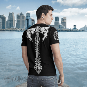 skull-backbone-is-an-ax-viking-t-shirt