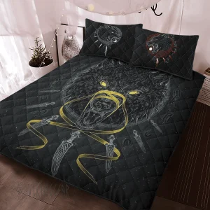 the-binding-of-the-wolf-fenrir-viking-quilt-set