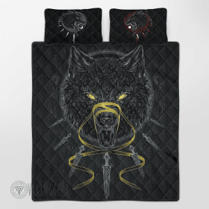 the-binding-of-the-wolf-fenrir-viking-quilt-set