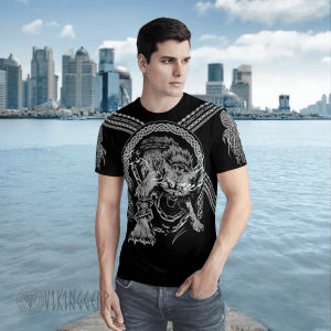 the-binding-of-fenrir-valknut-shield-viking-t-shirt