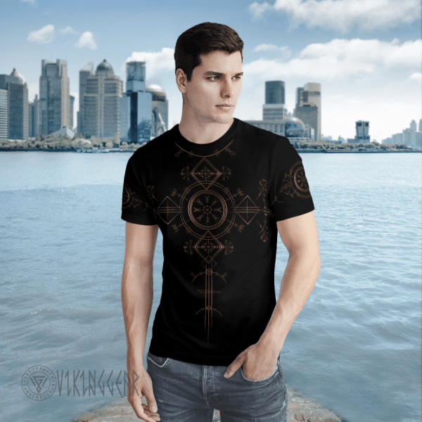 the-helm-of-awe-gold-viking-t-shirt