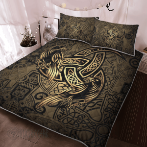 totem-birds-raven-huginn-and-muninn-viking-quilt-set