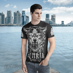 valknut-fenrir-vegvisir-viking-t-shirt