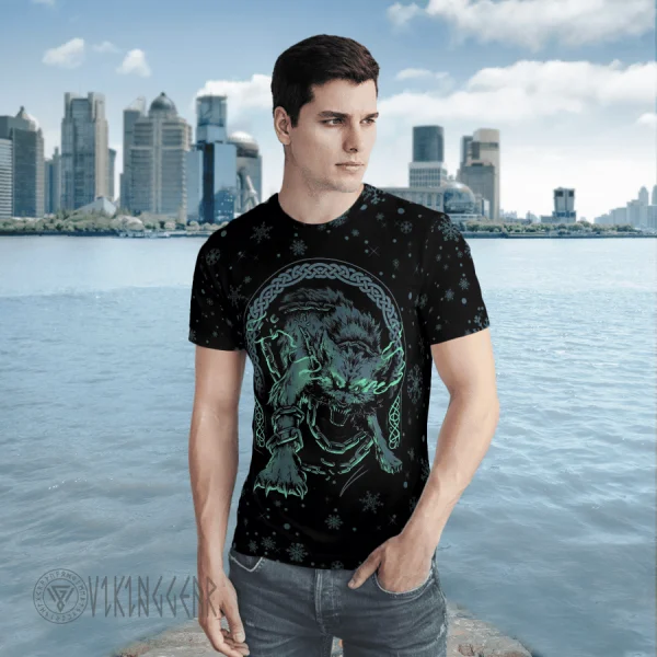 viking-fenrir-wolf-viking-t-shirt