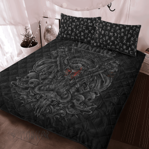 warrior-rune-viking-quilt-set