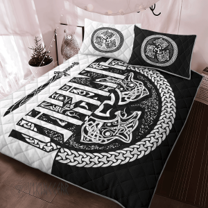 wolf-symbol-viking-quilt-set