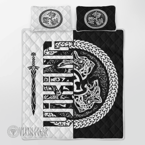 wolf-symbol-viking-quilt-set