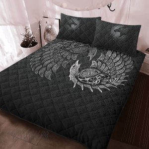 yin-yang-raven-line-art-viking-quilt-set