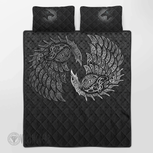 yin-yang-raven-line-art-viking-quilt-set