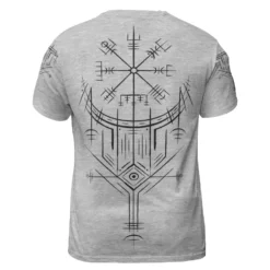 Raven Proud Pagan White Viking T-Shirt