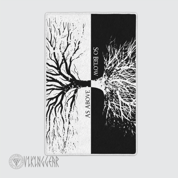 As Above So Below Tree Of Life Viking Area Rug