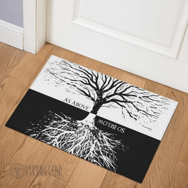 As Above - So Below Viking Doormat