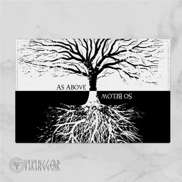 As Above - So Below Viking Doormat