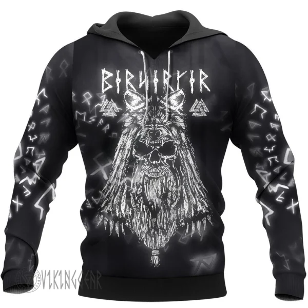 Berserker Fenrir Rune Viking Hoodie