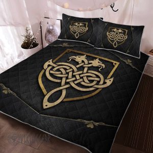 Double Eagle Celtic Viking Quilt Set