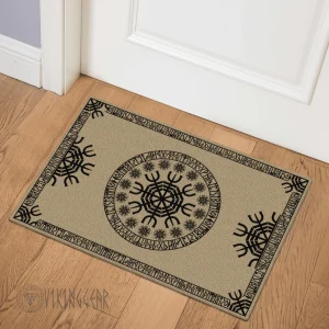 Helm of Awe and Runic Doormat | Viking Doormat