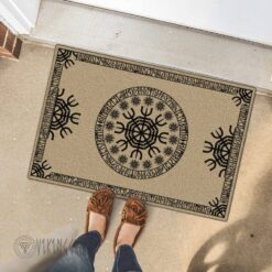 Helm of Awe and Runic Doormat | Viking Doormat