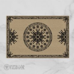 Helm of Awe and Runic Doormat | Viking Doormat