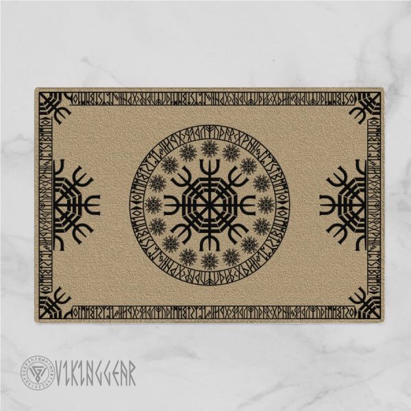 Helm of Awe and Runic Doormat | Viking Doormat