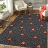 Horns of Odin and Valknut Pattern Viking Area Rug