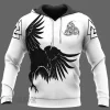 Huginn and Muninn - Raven Of Odin - Viking Hoodie