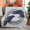 Huginn and Muninn - Raven of Odin - Viking Quilt