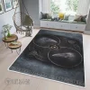 Huginn and Muninn The Ravens Of Odin Viking Area Rug