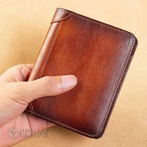 Leather Men Wallets Viking - Fenrir Leather Wallet