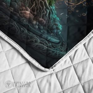 Magic Tree Of Life Sacred Symbol Viking Quilt Set