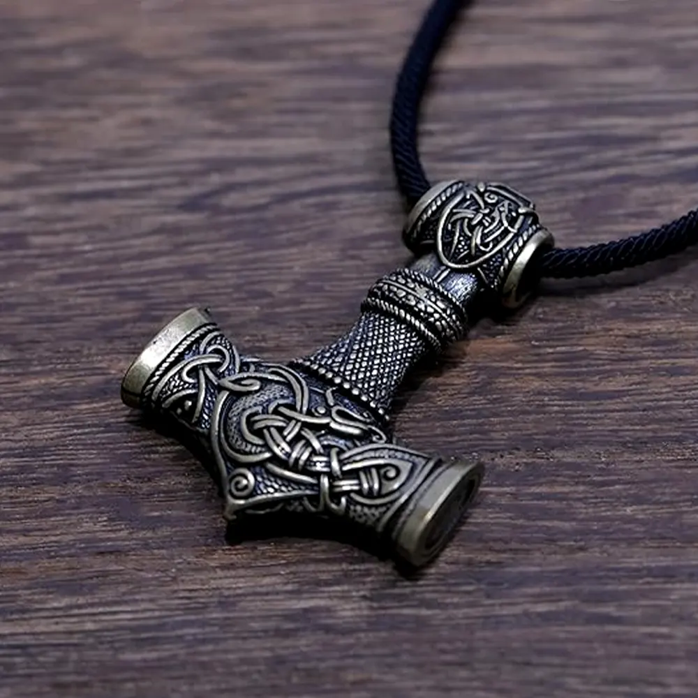 Mjolnir Necklace Thors Hammer of Strength and Protection