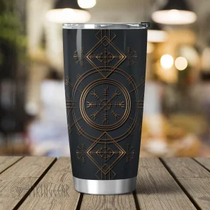 Norse Helm Of Awe - Viking Tumbler