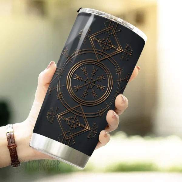 Norse Helm Of Awe - Viking Tumbler