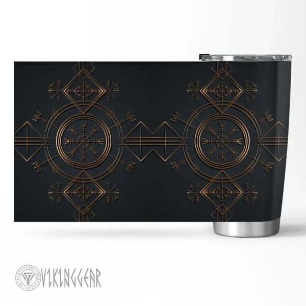 Norse Helm Of Awe - Viking Tumbler