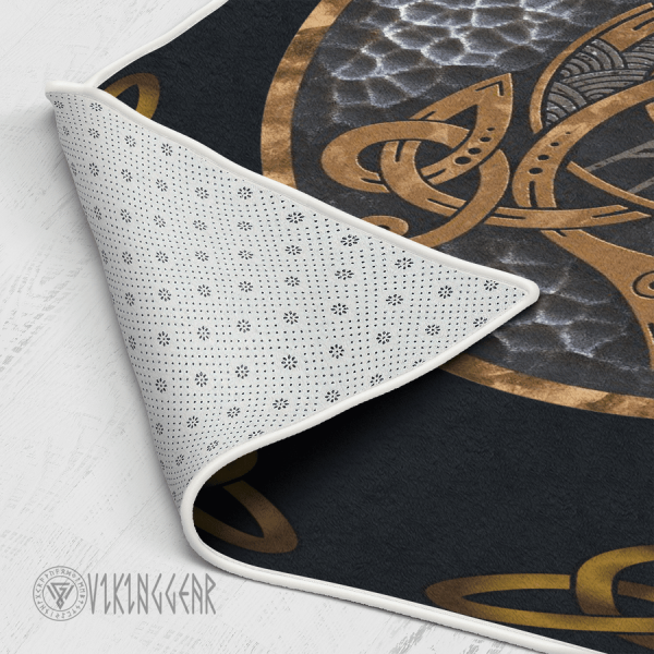 Norse Mythology Fenrir Pattern Celtic Viking Area Rug