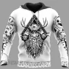 Odin Raven And Yggdrasil Viking Hoodie