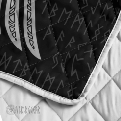 Raven Viking And Rune - Viking Quilt