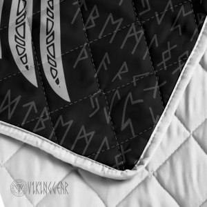 Raven Viking And Rune - Viking Quilt